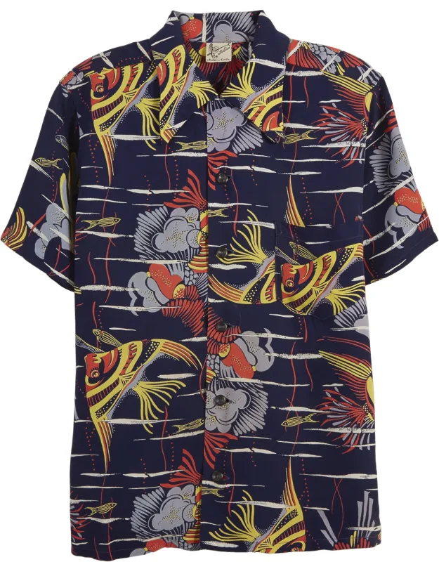 Fish & Floral Catalina Hawaiian Shirt
