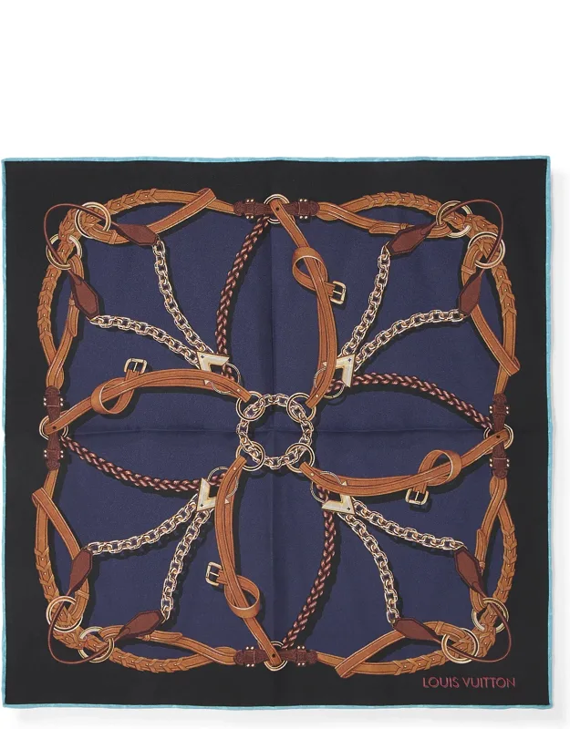 Monogram Belt Silk Scarf