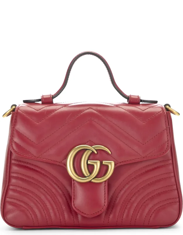 Leather Top Handle Bag Mini