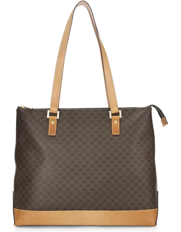 Coated Canvas Macadam Tote
