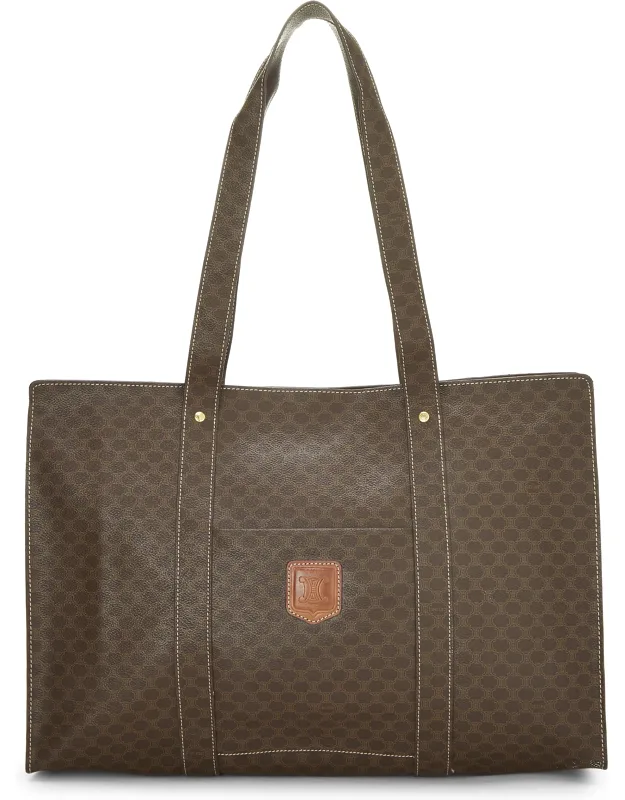 Coated Canvas Macadam Tote