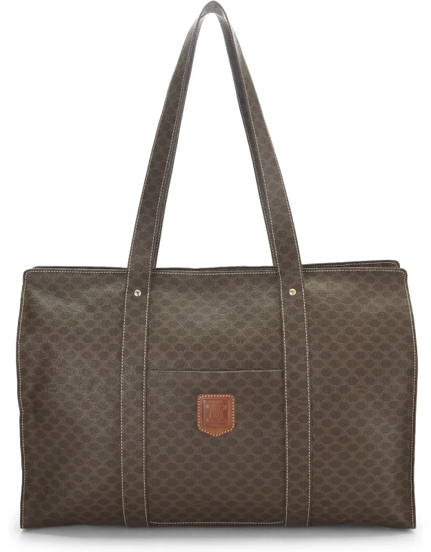 Coated Canvas Macadam Tote