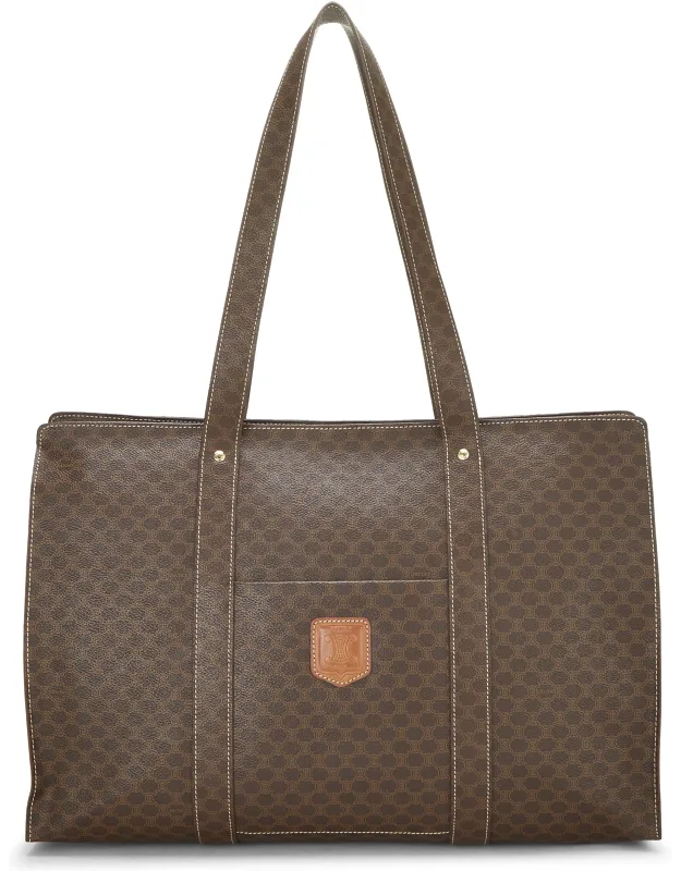 Macadam Coated Canvas Tote