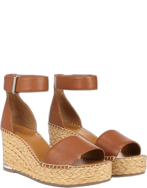 Clemens Raffia Espadrille Wedge Sandals