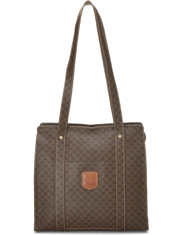 Coated Canvas Macadam Tote