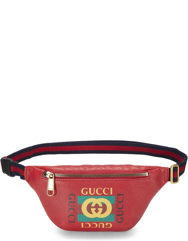 Leather Logo Belt Bag