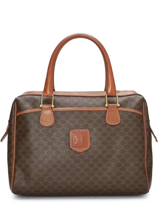 Coated Canvas Handle Bag
