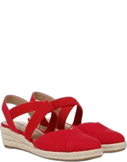 Lifestride Shoes Kimball Espadrille Wedge Sandals With Jute-wrapped Wedge Heel And Soft System® Comfort Technology