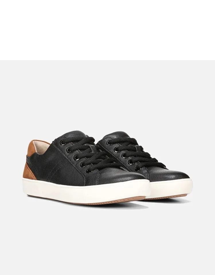 Morrison Sneaker Shoes, Leather, 10.0w Lace-up Style, Round Toe, Contour+ Technology, 1 1/4 Inch Heel