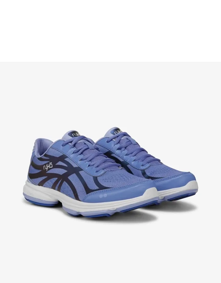 Ryka Devotion Plus 3 Walking Sneakers Mesh Fabric 8.0 W Lightweight With Re-zorb® Cushioning