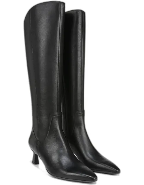 Naturalizer Deesha Knee High Boots, 7.0m Zip Closure, Ultra-comfortable Tall Dress Boots, Leather Upper