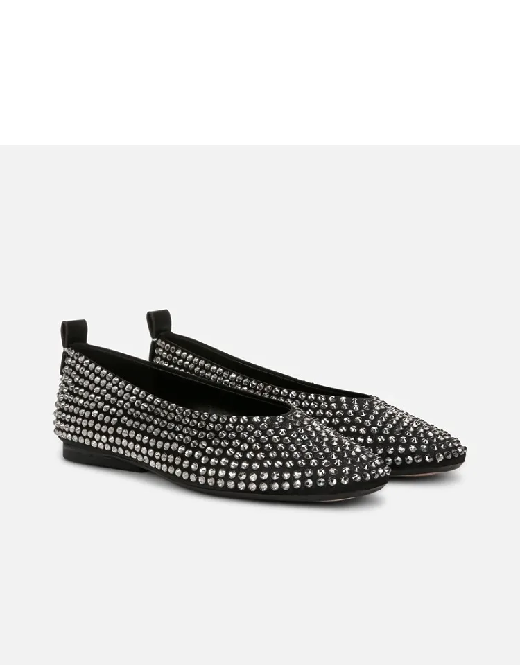 Carla Flat Ballet Flats, Slip-on Fit, Rubber Outsole, Signature Contour+ Comfort Technology, Proprietary Rubber Outsole Design