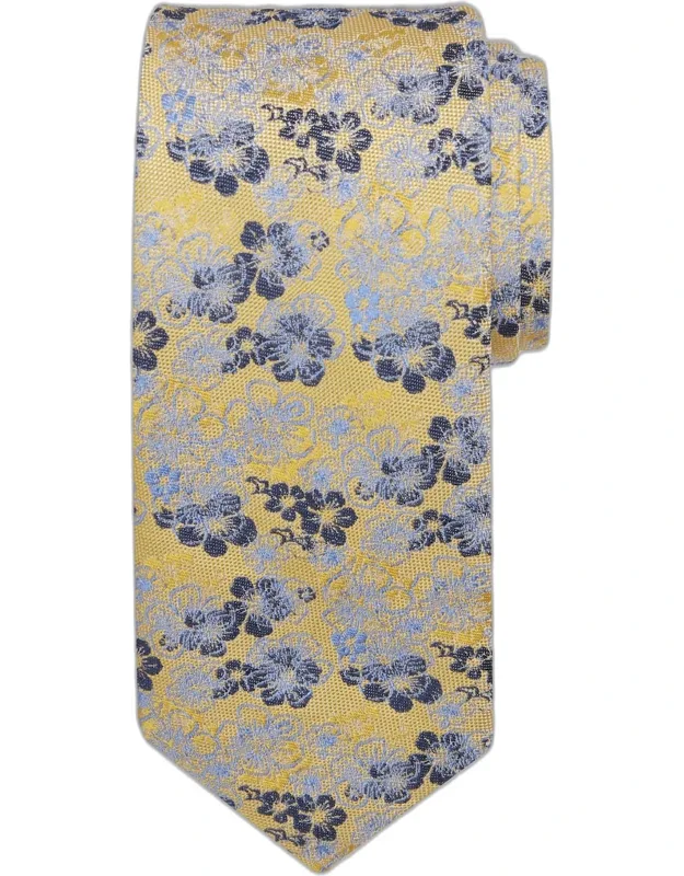 Floral Tie - Classic Arrangement, Pure Silk