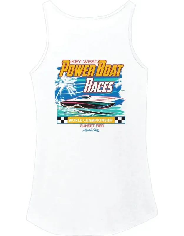 Power Boat Races Tank Top - Limited Production, Sleek Design