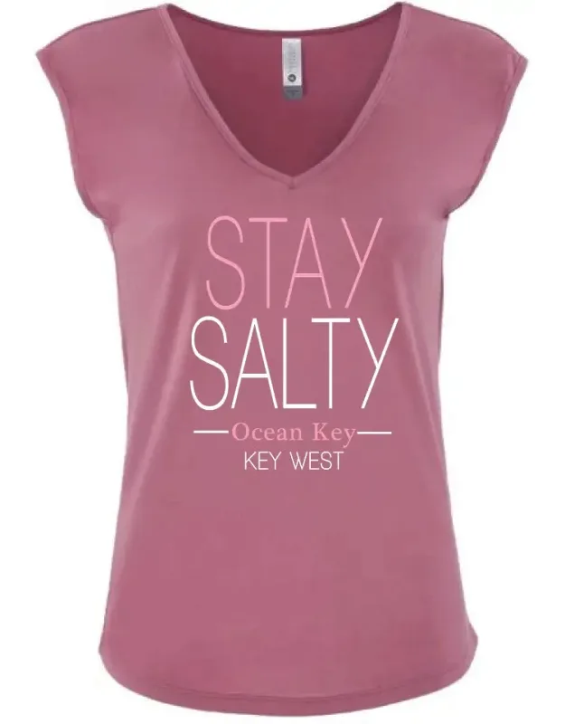 Stay Salty Tee - Super Soft Fabric, Casual Dressing