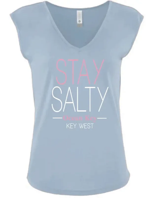 Stay Salty Tee - Super Soft Fabric, Casual Dressing