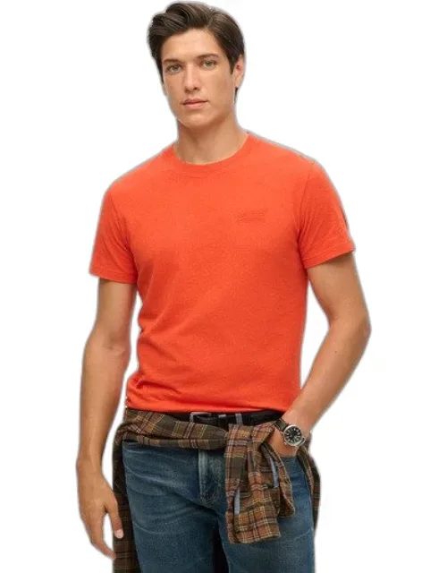Superdry Organic Cotton Essential Logo T-shirt - Slim Fit, Ribbed Crew Neckline