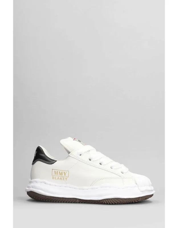 Mihara Yasuhiro Blakey Sneakers With Rubber Toe And Laces