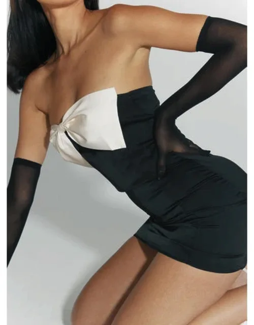 Bow Tie Mini Dress