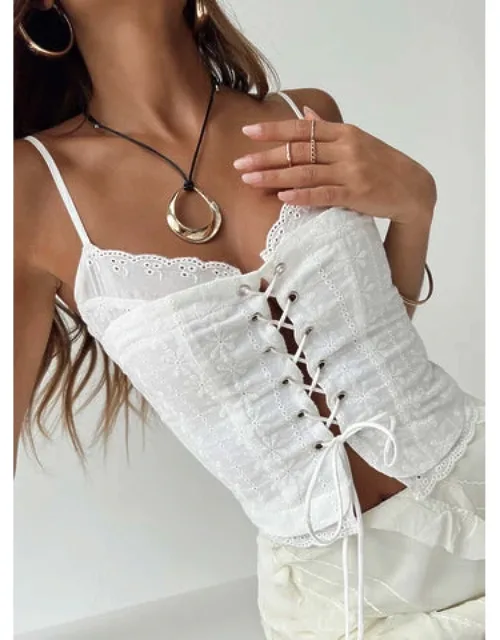 Lace Up Top