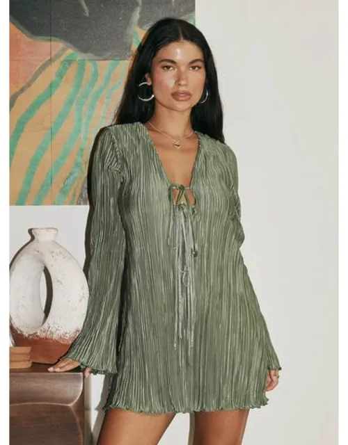 Malop Long Sleeve Mini Dress