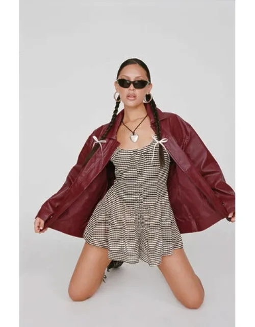 Faux Leather Jacket