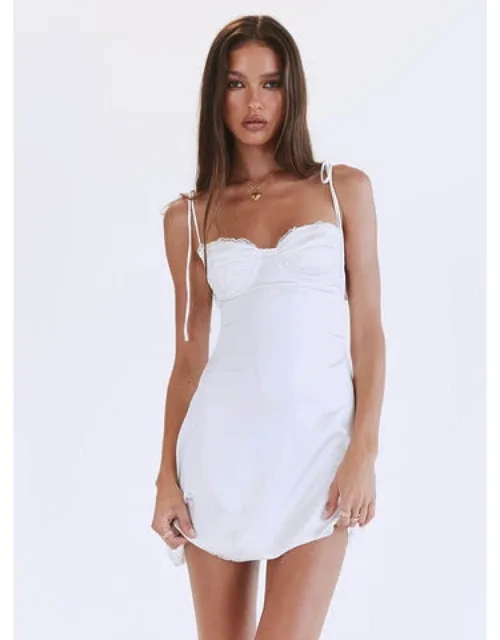 Wayzer Mini Dress With Wired Underbust And Adjustable Tie Straps
