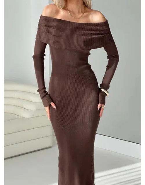 Off The Shoulder Maxi Dress