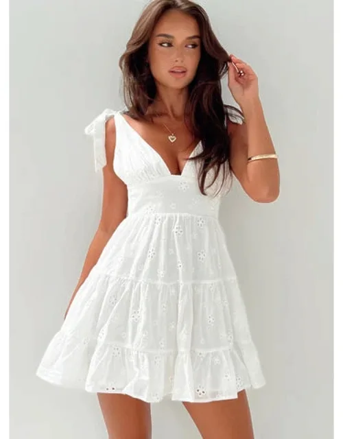 Galvis Mini Dress With Plunging Neckline And Adjustable Shoulder Straps