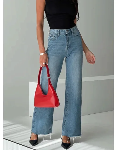 Henesey Raw Hem Jeans