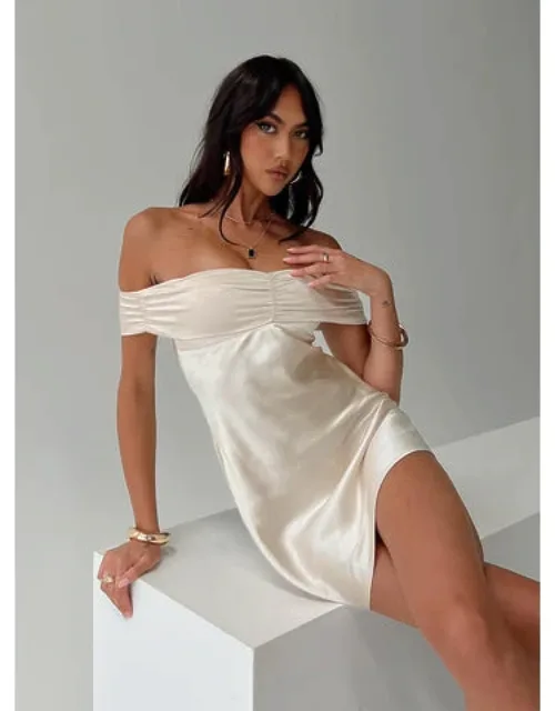 Sadee Mini Dress Off The Shoulder Ruched Bust