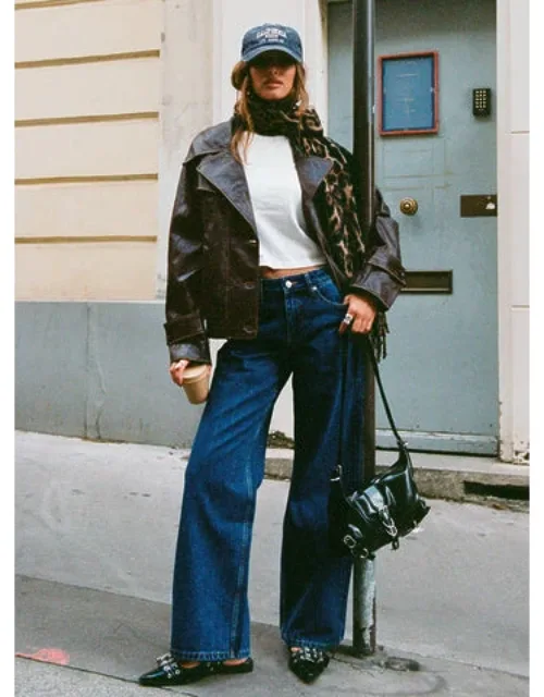 Shima Low Rise Slouch Jeans