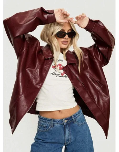 Faux Leather Jacket