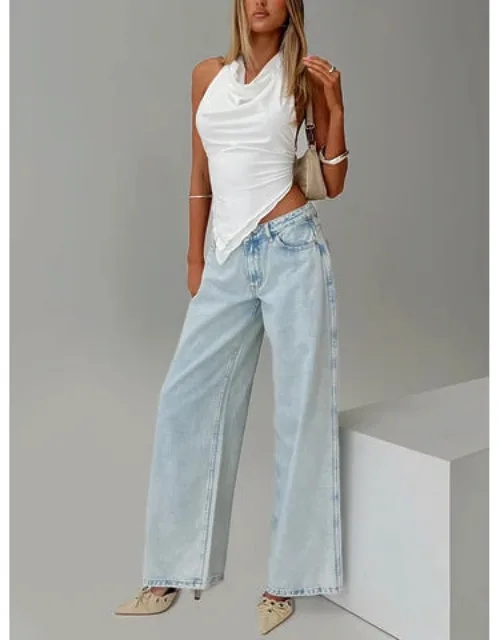 Low Rise Relaxed Jeans