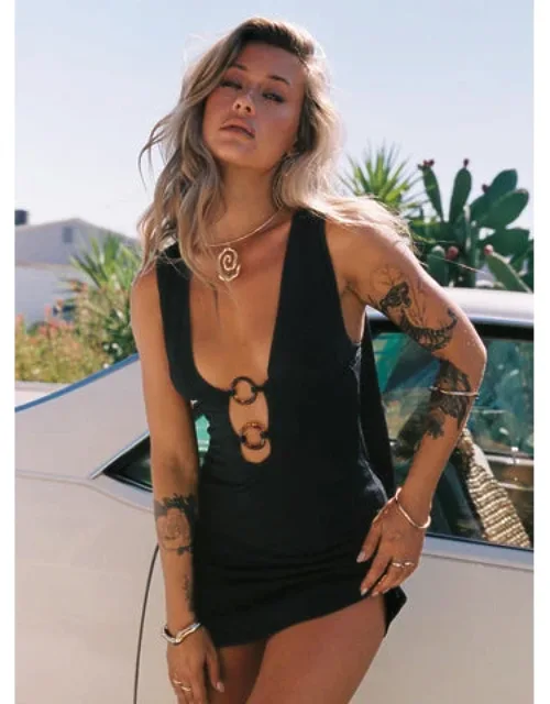 Steward Halter Mini Dress