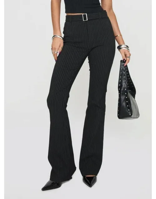 Pinstripe Flare Pants