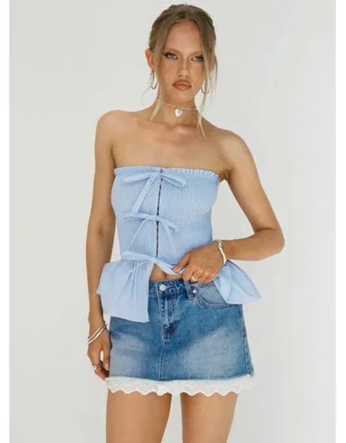 Miyuki Denim Mini Skirt