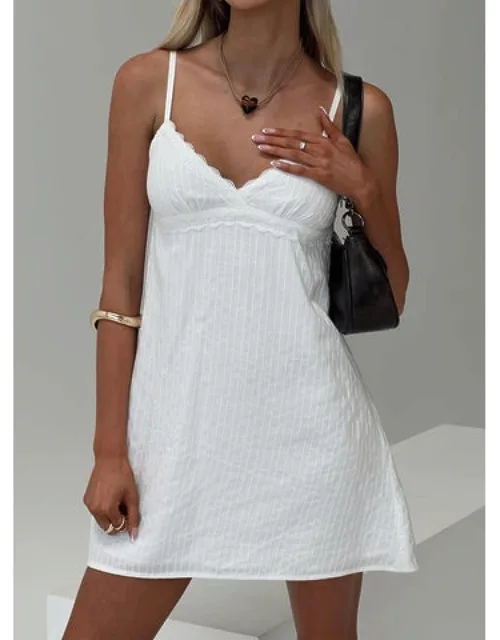 Lunya Mini Dress V-neck, Adjustable Shoulder Straps