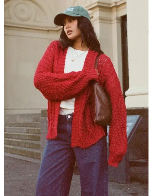 Cable Cardigan