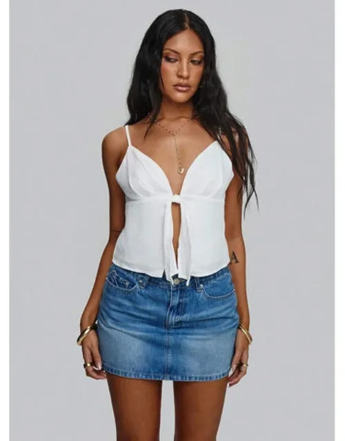 Paulette Denim Mini Skirt
