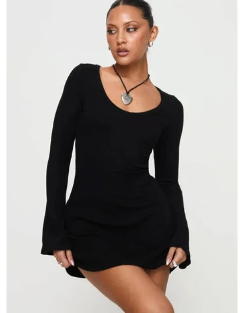 Best Interest Long Sleeve Mini Dress