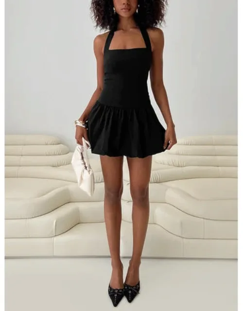 Bubble Hem Mini Dress