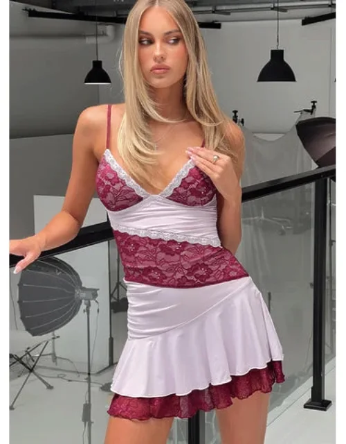 Love Is Alive Lace Mini Dress