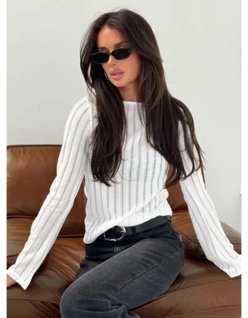 Ribbed Long Sleeve Top