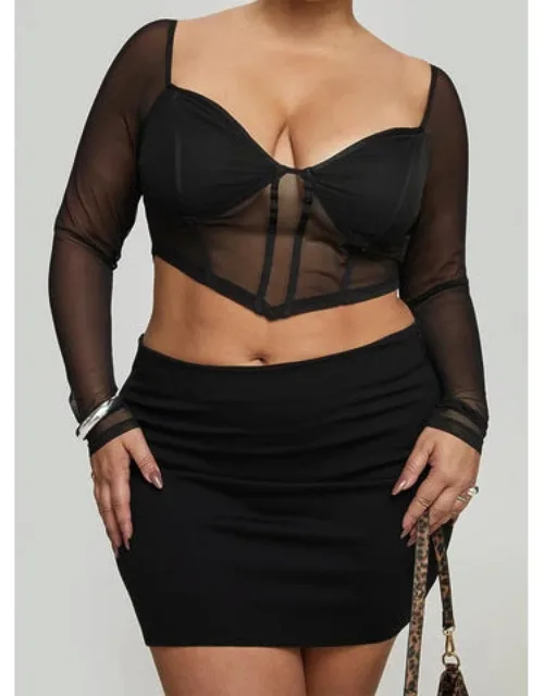 Low Waist Mini Skirt