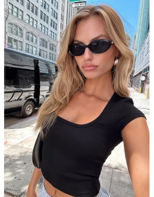 Baseline Square Neck Rib Top