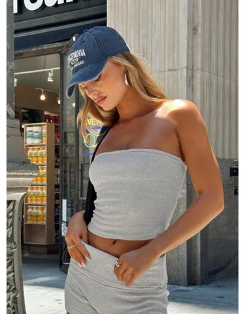 Baseline Strapless Rib Top