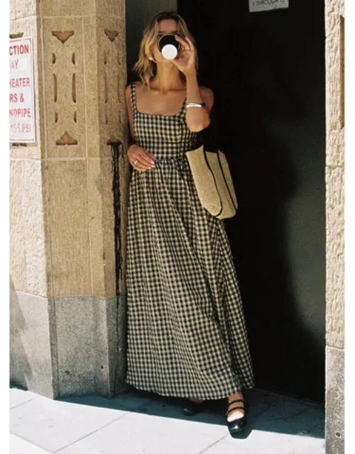 Cartmel Check Maxi Dress