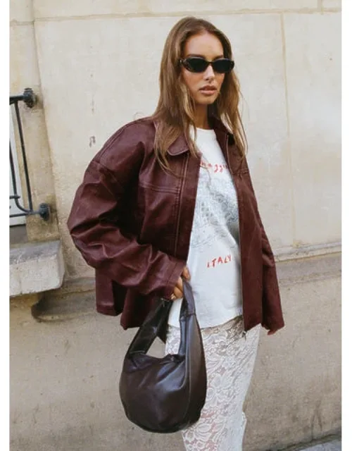 Napoleon Faux Leather Jacket