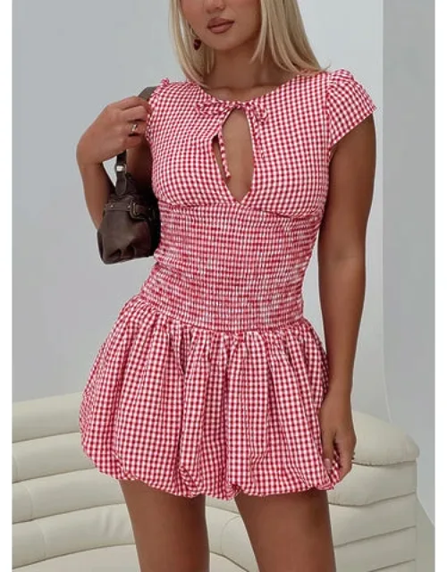 Gingham Mini Dress